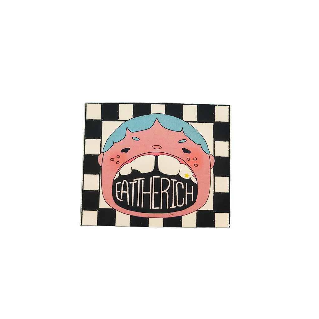 Fridge Magnet Eat The Rich