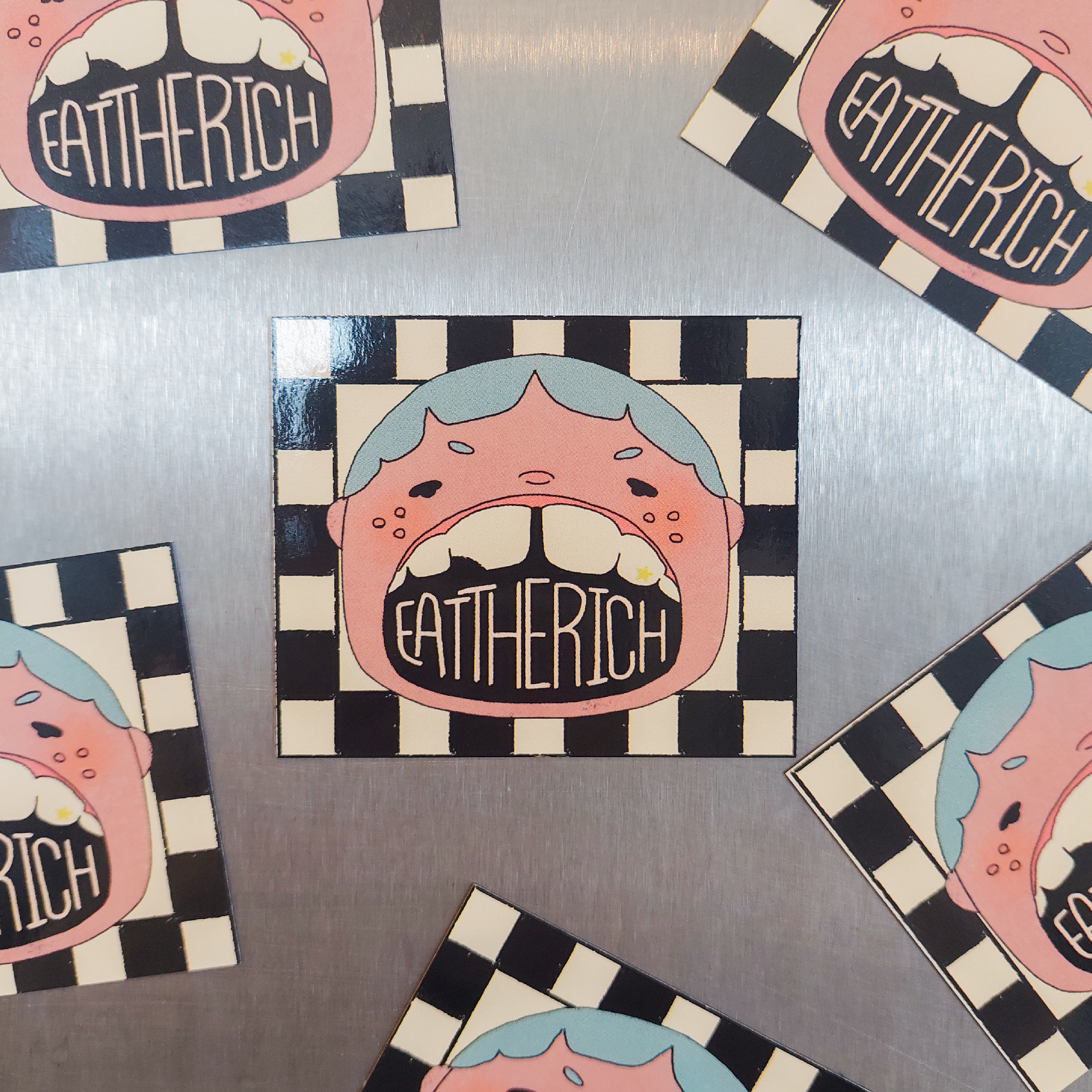 Fridge Magnet Eat The Rich