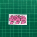 Over There Sticker