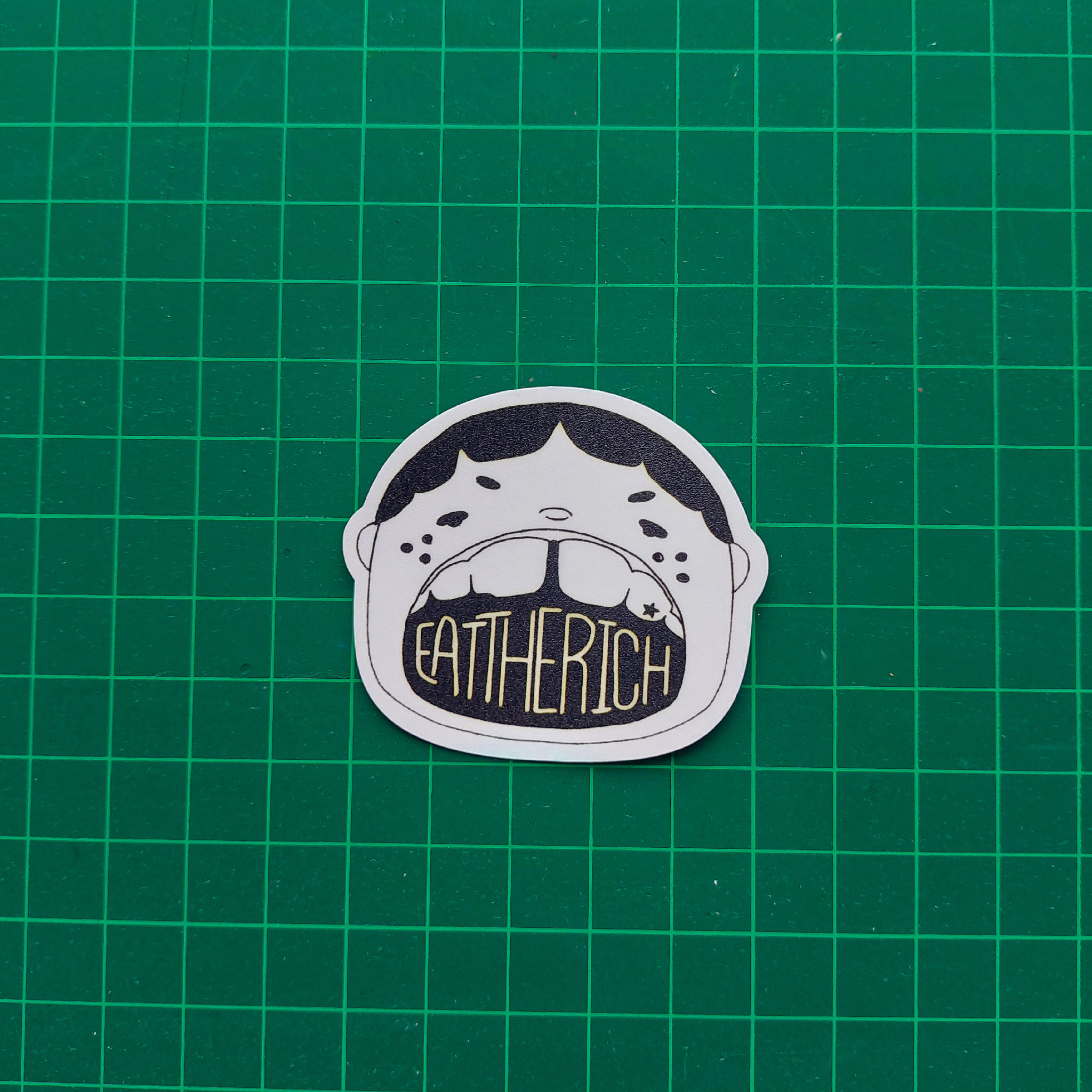Eat The Rich Sticker